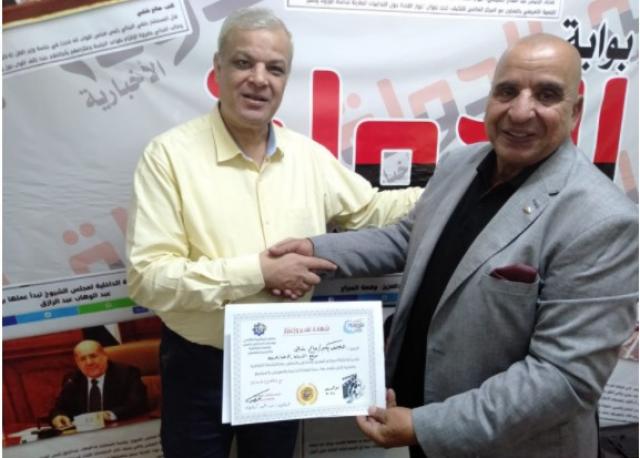 عبد الحميد كمال رئيس مهرجان سواسية والكاتب الصحفى صالح شلبى
