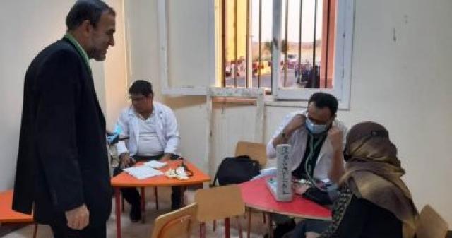 جانب من القافلة الطبية للأزهر