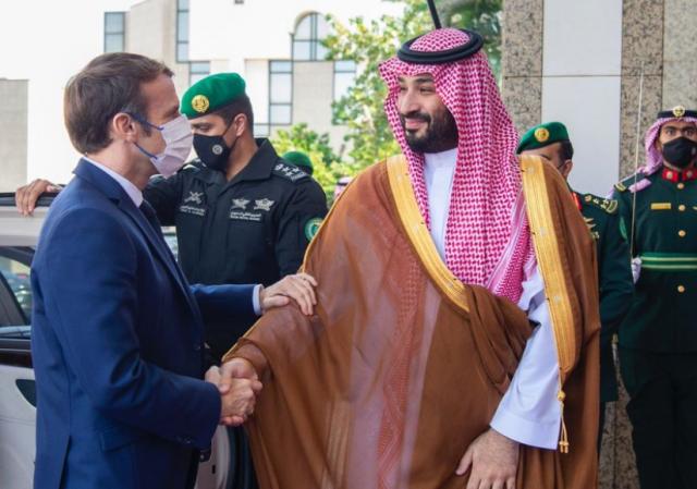 الأمير محمد بن سلمان و الرئيس الفرنسي