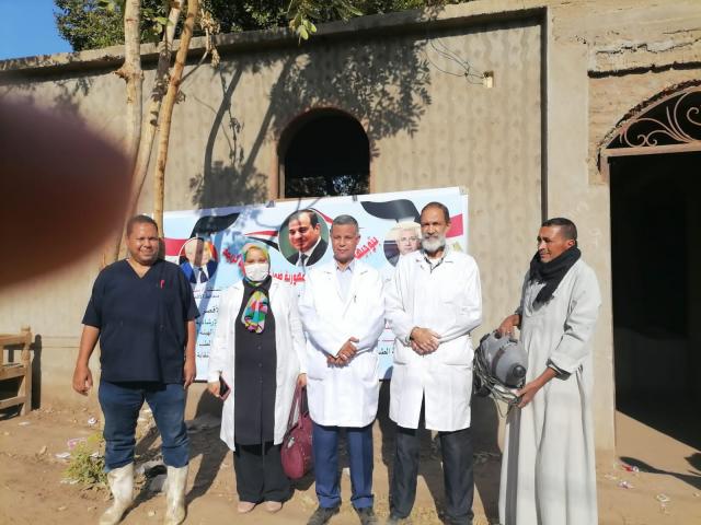  الحملة القومية للقوافل البيطرية العلاجية والإرشادية بالأقصر