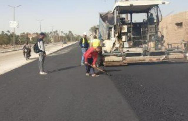 رصف طريق المنصورية