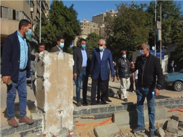  أعمال تطوير ميدان المساحة بالدقي