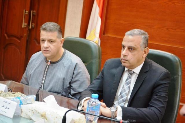 محافظ سوهاج والنائب طارق رضوان