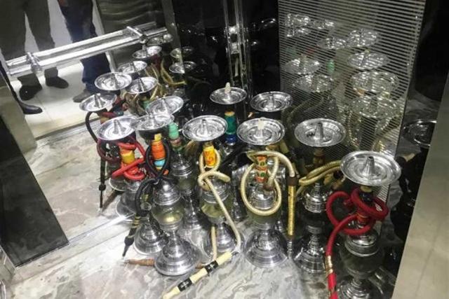 مصادرة شيشة 