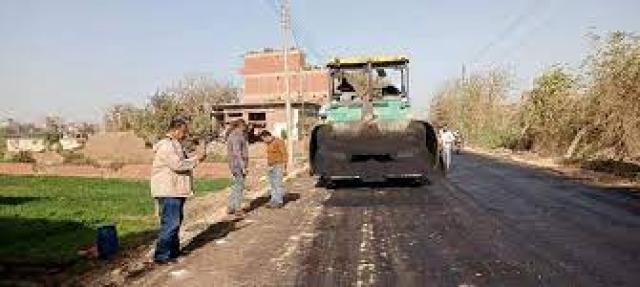 تطوير طريق العزبة البيضاء في حي المرج