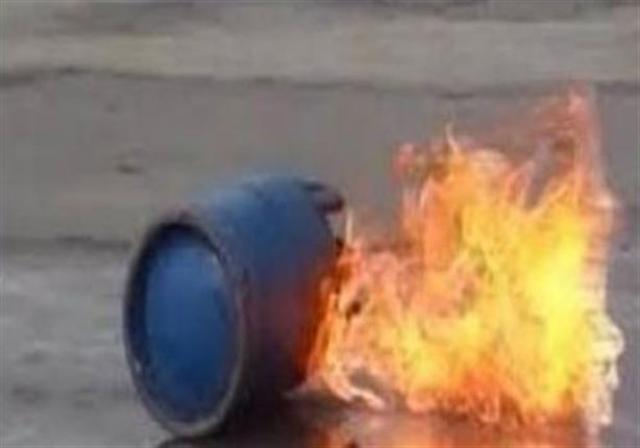  انفجار أسطوانة غاز 