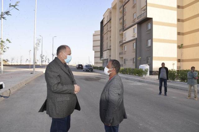 محافظ أسيوط يتفقد مشروعات سكن لكل المصريين بمدينة ناصر الجديدة