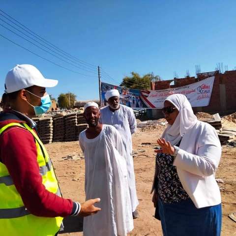جمعية رسالة بين اهالى سيول أسوان