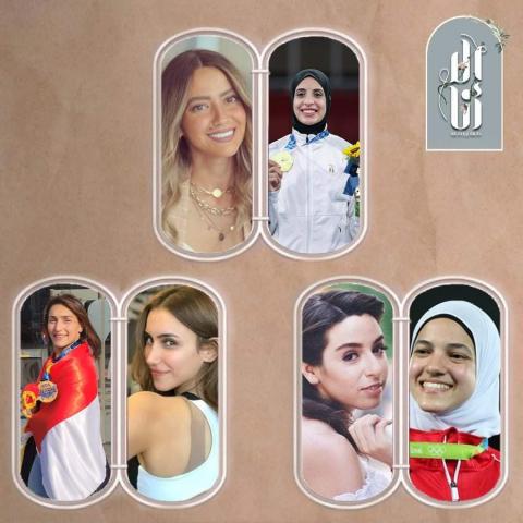 مشوار  بطلات العالم