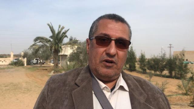 المهندس ناجى إبراهيم رئيس منطقة تعمير شمال سيناء