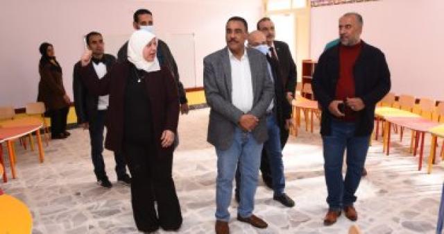 محافظ مطروح يتفقد أول مدرسة يابانية بالمحافظة