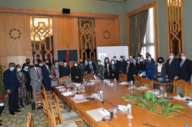 جانب من فاعلية إطلاق مركز الاتحاد الإفريقي 