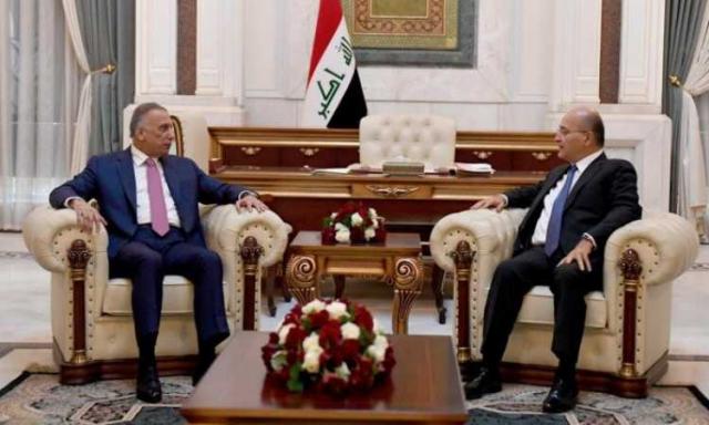 برهم صالح ومصطفى الكاظمى