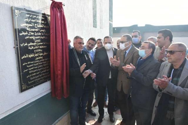 افتتاح مدرسة مصطفى عطية النجار