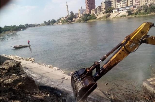 إزالة تعديات على مجرى نهر النيل - أرشيفية
