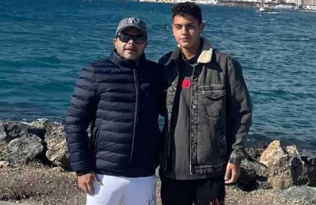 محمد هنيدي وابنه