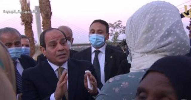 الرئيس السيسى فى أسوان