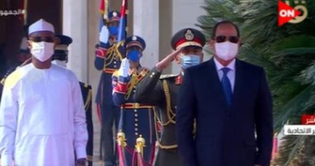 الرئيس السيسي ونظيره التشادى