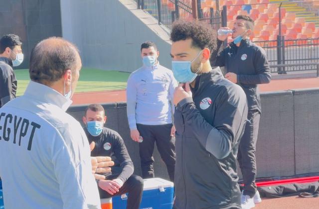 محمد صلاح مع منتخب مصر