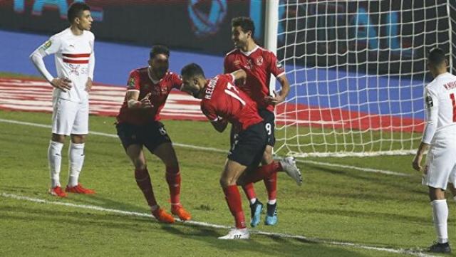 لقطة من مباراة الاهلى والزمالك 