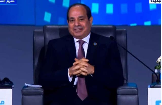 الرئيس السيسى خلال كلمتة فى المنتدى