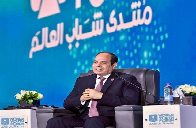 مشاركة الرئيس السيسي فى الجلسة الرئيسية لمنتدى شباب العالم