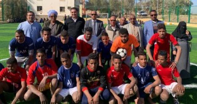إفتتاح الملعب الخماسي لمركز شباب باويل بمدينة إسنا