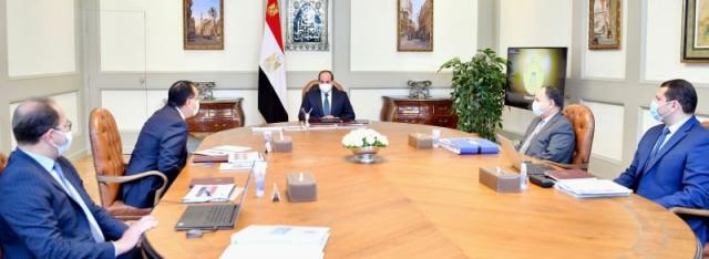 اجتماع الرئيس عبد الفتاح السيسي