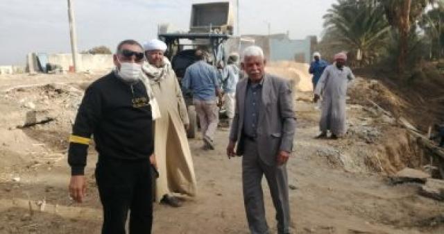 أعمال إحلال وتجديد كوبرى نجع القباحى الشرقى