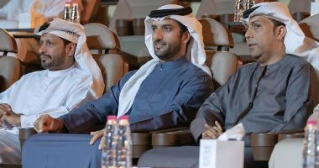 الشيخ سلطان بن أحمد القاسمى يشهد عرض سرد المكان