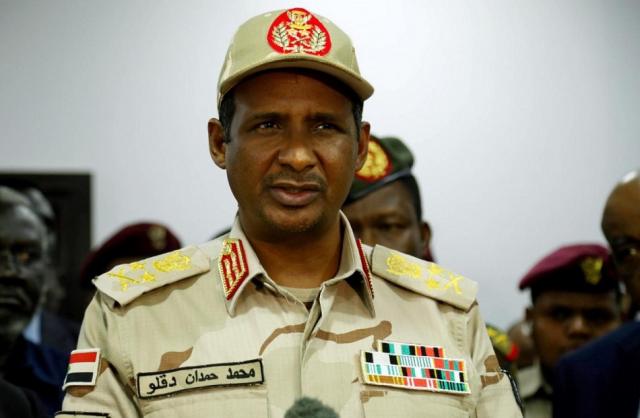 نائب رئيس مجلس السيادة السوداني الفريق محمد حمدان دقلو حميدتي
