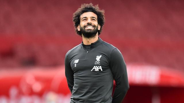 محمد صلاح نجم منتخب مصر وليفربول الإنجليزي