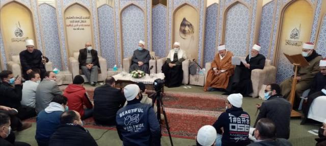 مفتي الجمهورية وكبار علماء الأزهر ومجمع اللغة العربية يختتمون مؤتمر التصوف بالبيت المحمدي