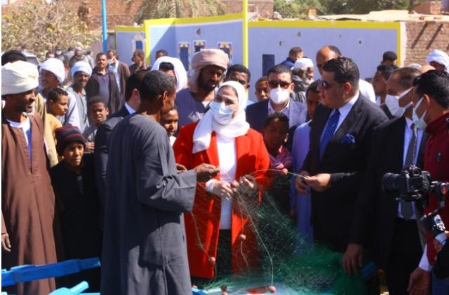 جانب من الاحتفالية بحضور وزيرة التضامن