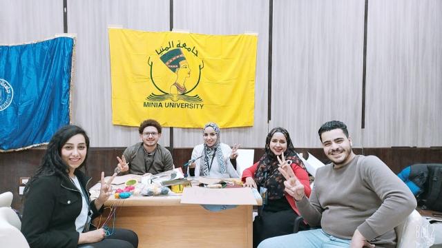 جامعة المنيا تشارك بـ ”بمهرجان الحرف الشعبية بالجامعات المصرية 