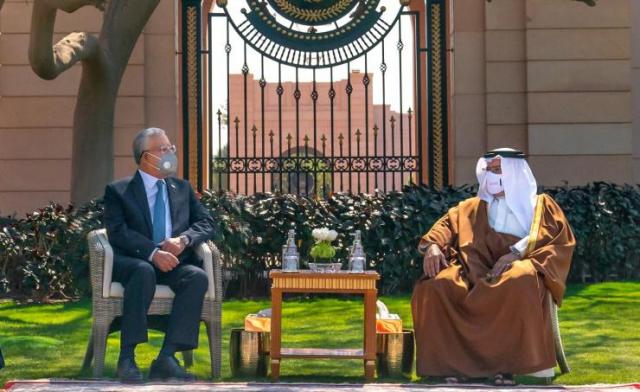 المستشار الدكتور/ حنفي جبالي-سلمان بن حمد بن عيسى آل خليفة ولي عهد مملكة البحرين رئيس مجلس الوزراء