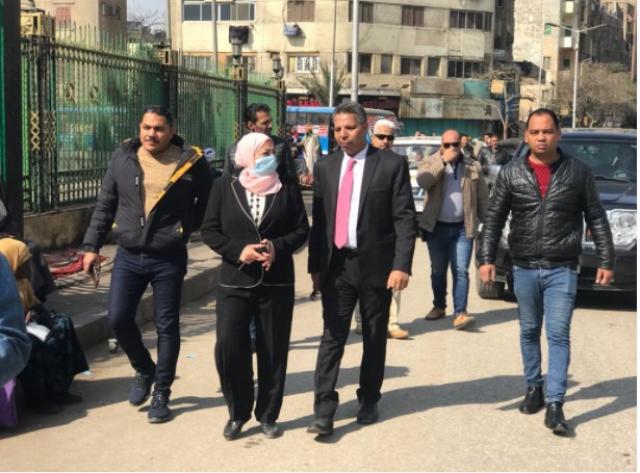 جانب من جولات رئيس حى السيدة زينب