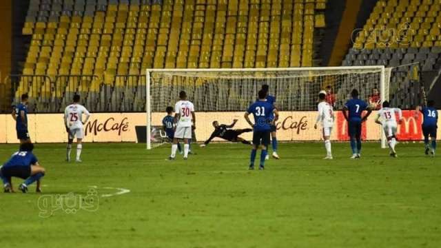 الزمالك في مباراة سموحة