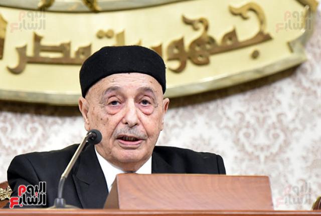 المستشار عقيلة صالح رئيس مجلس النواب الليبى