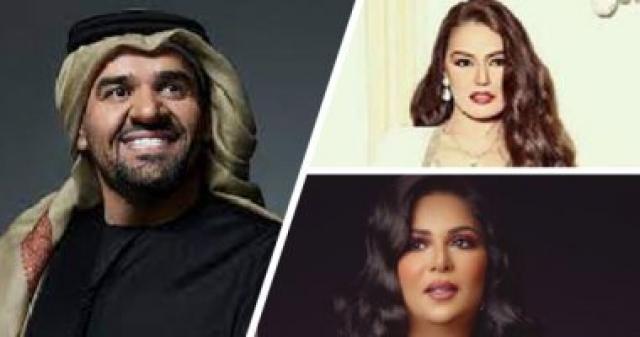 نوال الكويتية وشريهان وحسين الجسمى