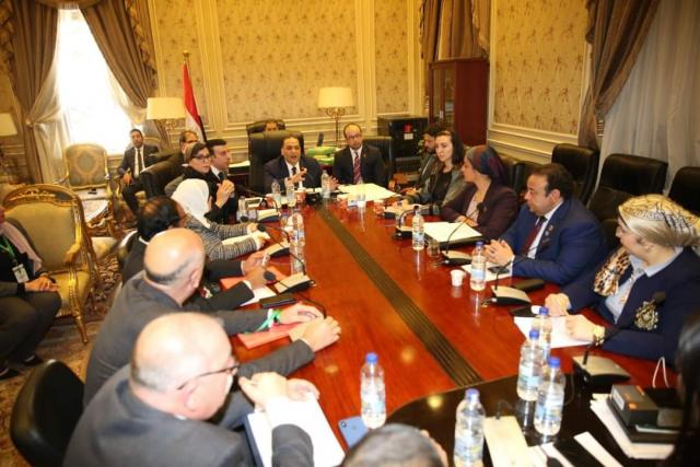 أعضاء تنسيقية شباب الأحزاب والسياسيين بمجلس النواب