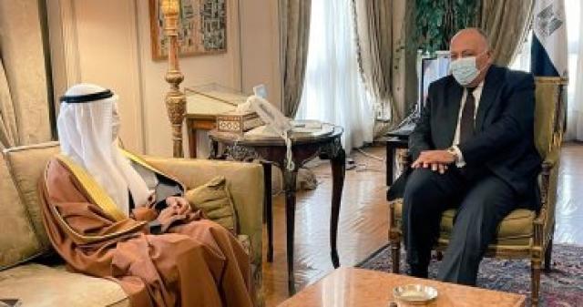 وزير الخارجية سامح شكري يلتقى الأمين العام لمجلس التعاون الخليجي