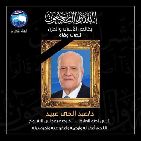 الدكتور عبد الحى عبيد 