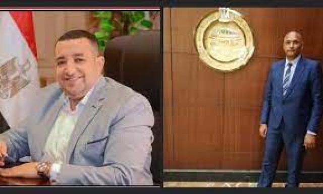 النائبان تامر عبدالقادر  عضو مجلس النواب ومحمد على عبدالغنى عضو مجلس الشيوخ