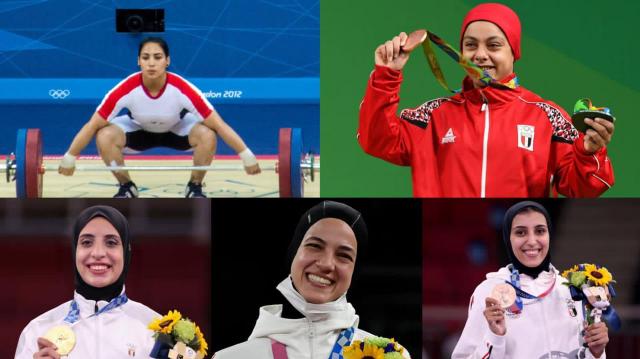 بطلات مصر في الأولمبياد 