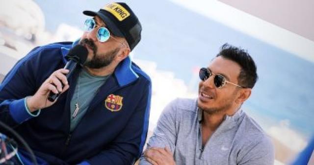 مصطفى شعبان والمخرج مجدى الهوارى