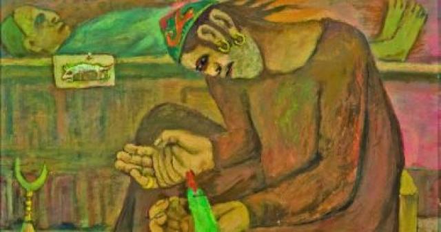 لوحة عبد الهادى الجزار