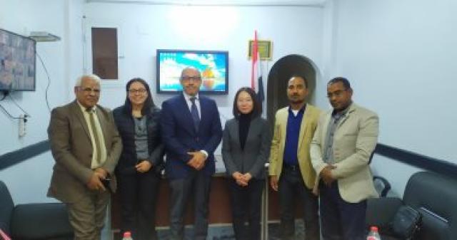 مستشارة من هيئة التعاون الدولى اليابانية تزور فرع التأمين الصحى
