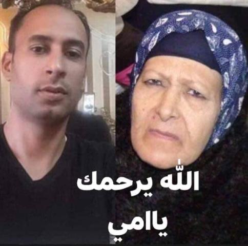 الصحفي عبده خليل و والدته