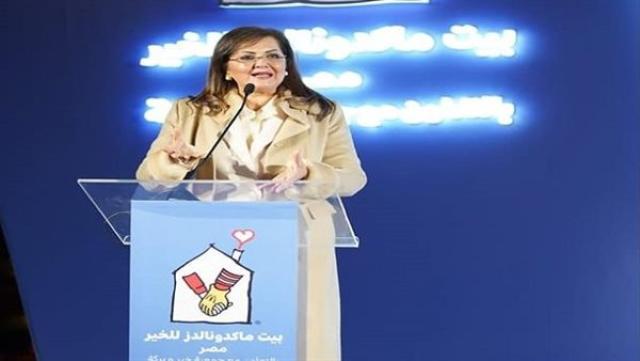 وزير التخطيط خلال الحفل 